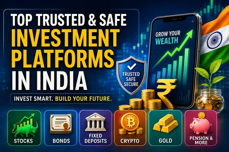 Trusted Investment Platforms India Trusted investment platforms in India for stocks, bonds, fixed deposits, mutual funds, gold, government securities and crypto